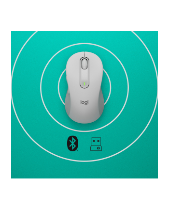 logitech Mysz bezprzewodowa Signature M650 L białawy