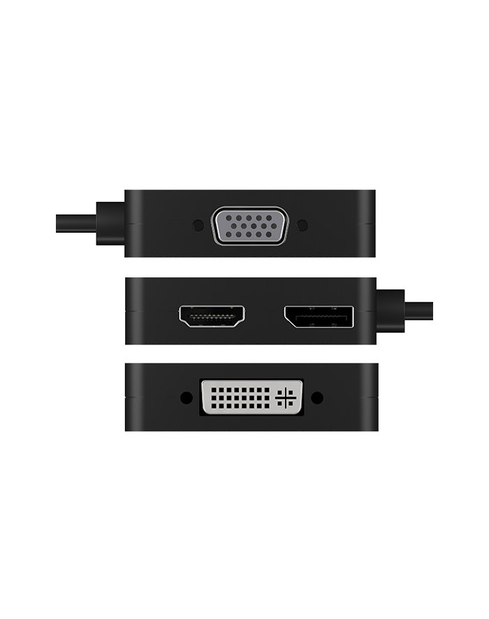 icybox Adapter video IB-DK1104-C 4w1 USB TYPE-C główny