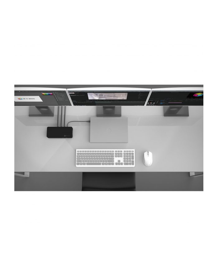 icybox Stacja dokująca IB-DK2254AC 11w1,3xHDMI,PD 100 Watt główny