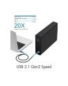 icybox Zasilacz IB-382H-C31 2,5/3,5 HDD z wbudowanym HUB 1xUSB-C, 2xUSB -A,  12V2A - nr 10