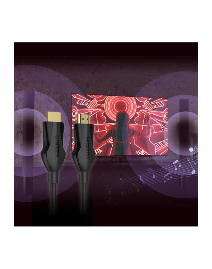 UNITEK C11060BK-3M Cable HDMI v.2.1 4K 120HZ 8K 60HZ 3M główny