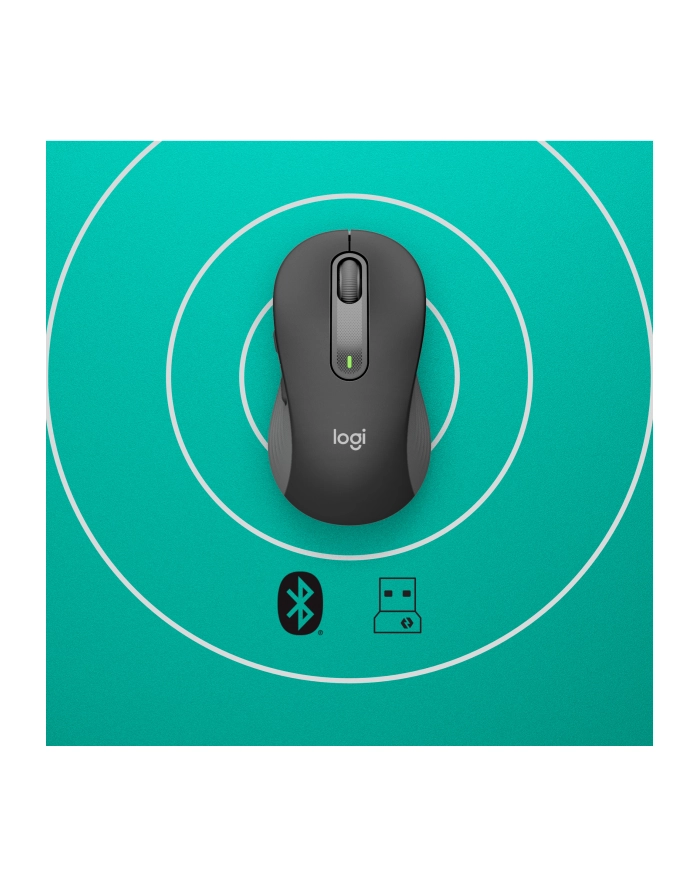 logitech Mysz bezprzewodowa Signature M650 grafitowy główny