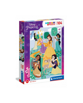 Clementoni Puzzle 104el Księżniczki. Princess 25736