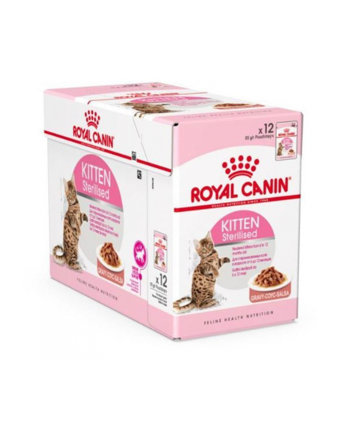 Karma ROYAL CANIN FHN Kitten Sterilised sos 12x85g główny