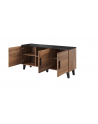 cama meble Komoda LOTTA 150 3D wotan + czarny mat - nr 1