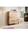 cama meble Komoda LOTTA 110 4D wotan + czarny mat - nr 8