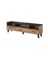 cama meble RTV LOTTA 180 3S3K wotan + czarny mat - nr 1
