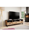 cama meble RTV LOTTA 180 3S3K wotan + czarny mat - nr 6