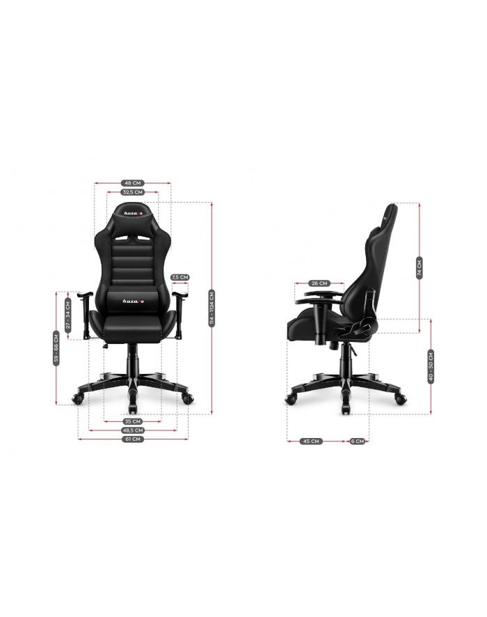 huzaro Fotel gamingowy HZ-Ranger 60 Black główny