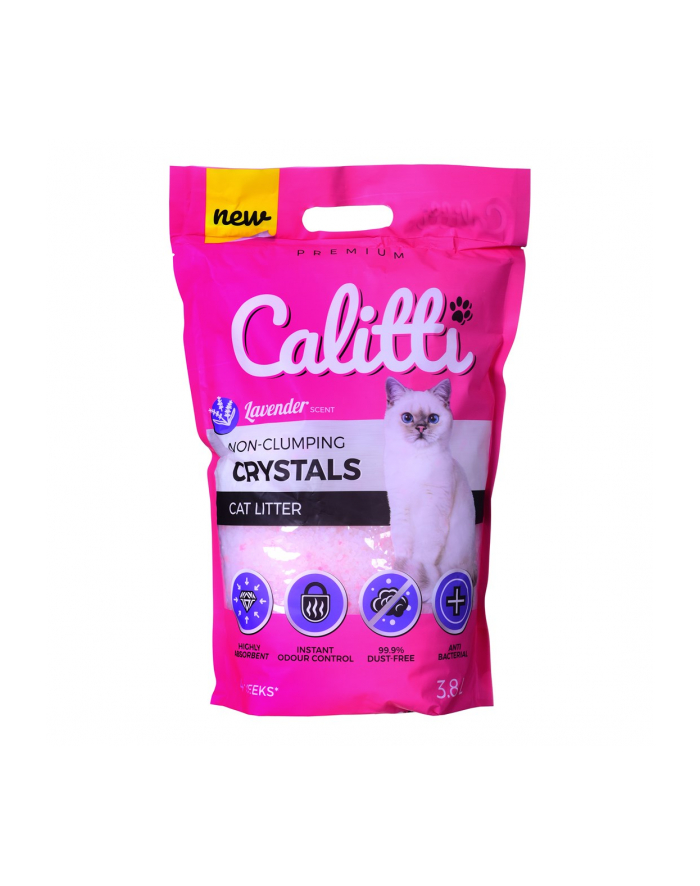 CALITTI Crystals Lavender  - żwirek silikonowy 3 8l główny