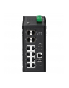 Switch EDIMAX IGS-5408P  (8 Portowy Gigabitowy Przemysłowy Przełącznik PoE+ Web Managed z 4 slotami SFP) - nr 1