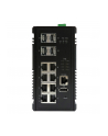 Switch EDIMAX IGS-5408P  (8 Portowy Gigabitowy Przemysłowy Przełącznik PoE+ Web Managed z 4 slotami SFP) - nr 3