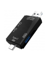 VAKOSS CZYTNIK KART 6W1 USB A/ MICRO USB/ USB C/ SD/ MICRO SD/ USB TC-R425X - nr 4