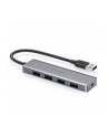 UGREEN ADAPTER 4W1 USB/4X USB 30+MICRO USB SZARY - nr 1