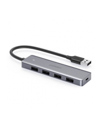 UGREEN ADAPTER 4W1 USB/4X USB 30+MICRO USB SZARY