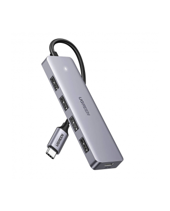 UGREEN ADAPTER 4W1 USB/4X USB 30+MICRO USB SZARY