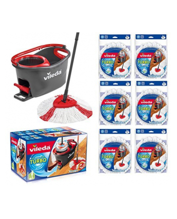 Mop obczerwonyowy Vileda TURBO nr 1