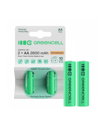 GREEN CELL AKUMULATORKI PALUSZKI 2X AA R6 2600MAH