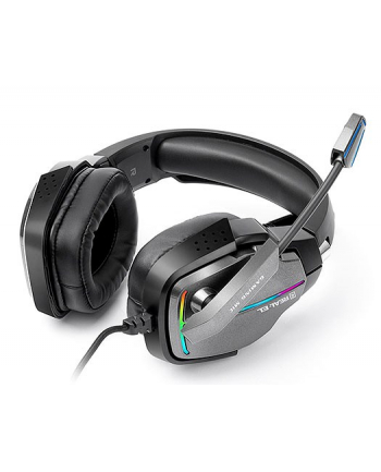 Słuchawki gamingowe REAL-EL GDX-7780 SURROUND 71 (Kolor: CZARNY  RGB  z wbudowanym mikrofonem)