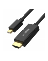 UNITEK ADAPTER MINIDP - HDMI  4K@30HZ  KABEL 2M - nr 2