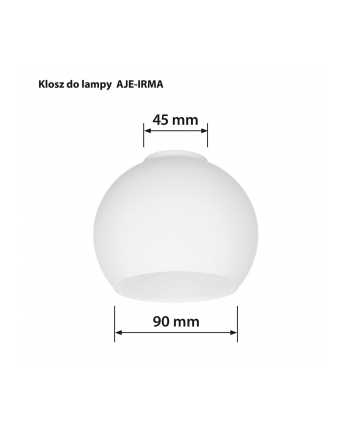 activejet Klosz do lampy IRMA