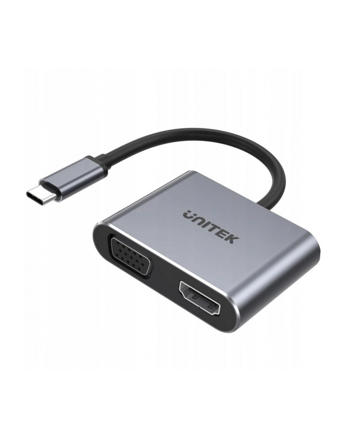 UNITEK HUB USB-C  HDMI VGA USB-A  PD 100W  D1049A główny