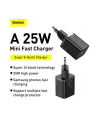 BAS(wersja europejska)S ŁADOWARKA SIECIOWA Z KABLEM USB-C DO USB-C TZCCSUP-L01 SUPER SI 1C 25W CZARNA - nr 31