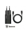 BAS(wersja europejska)S ŁADOWARKA SIECIOWA Z KABLEM USB-C DO USB-C TZCCSUP-L01 SUPER SI 1C 25W CZARNA - nr 35