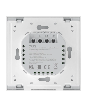 Aqara Wall Double Switch H1 WS-(wersja europejska)K04