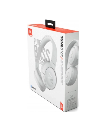 Słuchawki JBL Tune 510BT ( białe  bezprzewodowe  nauszne)