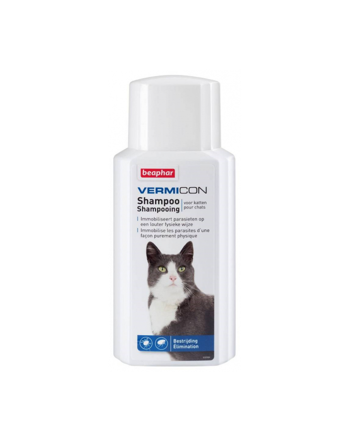 Beaphar szampon przeciwpchłowy dla kotów 200ml główny