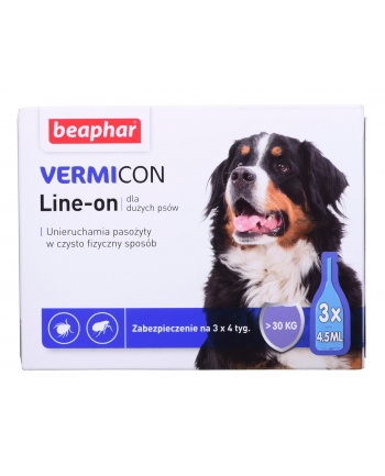 Beaphar krople przeciw pasożytom dla psa 3x4 5ml