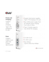 club 3d Stacja dokująca Club3D CSV-1568 (USB Gen2 Type-C Triple Display DP Alt mode + Displaylink™ Dynamic PD Charging Dock with 120 Watt PS) - nr 13