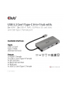 club 3d Hub Club3D CSV-1593 (USB 32 Gen1 Type-C 8-in-1 hub with 2x HDMI™  2x USB-A  RJ45  SD/Micro SD card slots and USB Type-C female port) - nr 20