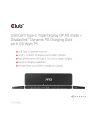 club 3d Stacja dokująca Club3D CSV-1566 (USB Gen1 Type-C Triple Display DP Alt mode + Displaylink™ Dynamic PD Charging Dock with 120 Watt PS) - nr 53