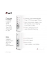 club 3d Stacja dokująca Club3D CSV-1568 (USB Gen2 Type-C Triple Display DP Alt mode + Displaylink™ Dynamic PD Charging Dock with 120 Watt PS) - nr 13