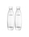 sodastream 1 Litrowe butelki Fuse - Białe Dwupak do zmywarki - nr 1