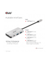 club 3d Hub Club3D CSV-1543 (USB Gen2 Type-C PD Charging to 2x Type-C 10G ports and 2x USB Type-A 10G ports Hub) - nr 19