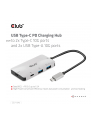 club 3d Hub Club3D CSV-1543 (USB Gen2 Type-C PD Charging to 2x Type-C 10G ports and 2x USB Type-A 10G ports Hub) - nr 1