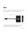 club 3d Spliter Club3D CSV-1552 (MST hub USB32 Gen2 Type-C(DP™ Alt-Mode) to DisplayPort™ + HDMI™ 4K60Hz M/F) - nr 15