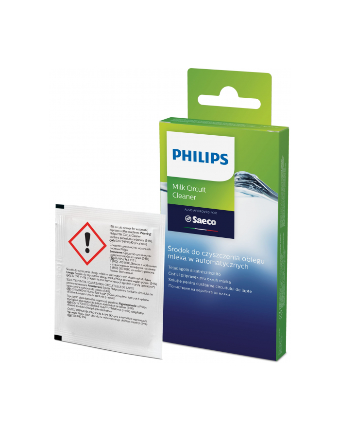 Środek Do czyszczenia obiegu mleka Philips CA6705/10 (6 saszetek po 1 6 g) główny