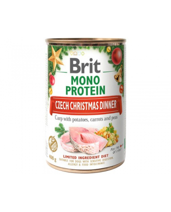 BRIT Mono protein Christmas Karp dla psów 400g