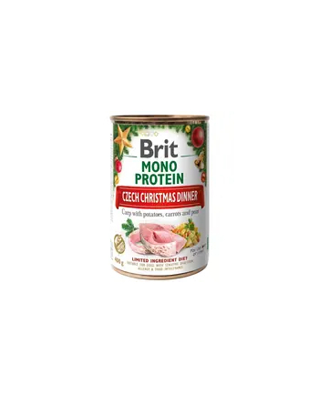 BRIT Mono protein Christmas Karp dla psów 400g