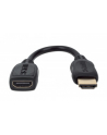 MANHATTAN PRZEDŁUŻACZ KABEL HDMI-HDMI 20 M/F 20CM - nr 12