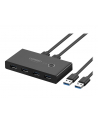 UGREEN SWITCH PRZEŁĄCZNIK KVM USB 2X4 USB 30 CZAR - nr 12