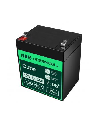 GREEN CELL AKUMULATOR ŻELOWY AGM45 12V 53AH