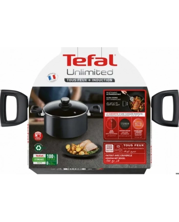 Garnek z pokrywką TEFAL Unlimited 24 cm G25546