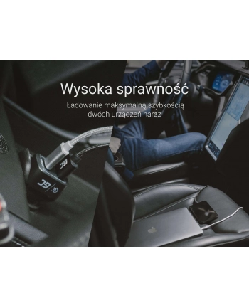 GREEN CELL ŁADOWARKA SAMOCHODOWA USB-C 30W PD + USB