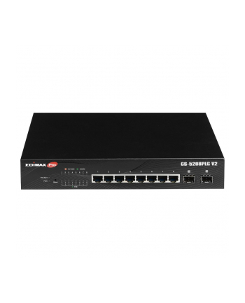 Switch EDIMAX GS-5208PLG V2  (8-Port Gigabit PoE+ Web Smart  2x SFP) nr 1