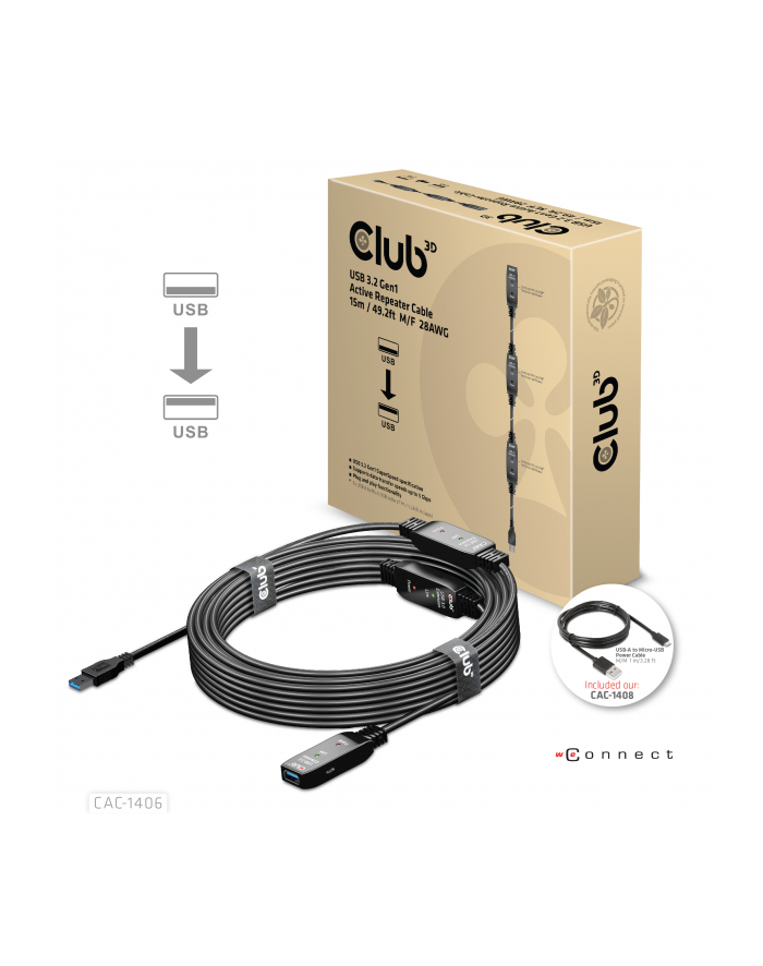 club 3d Kabel USB Club3D CAC-1406 główny